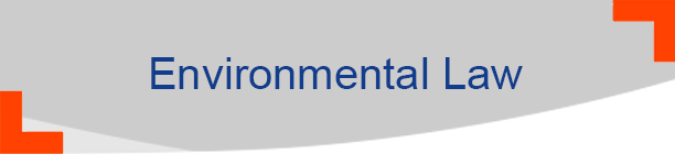 Environmental Law Environmental Law