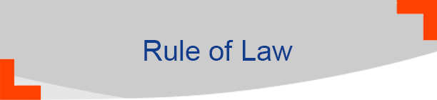 Rule of Law Rule of Law